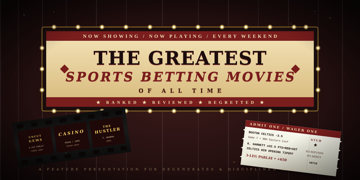 The 10 Greatest Sports Betting Movies Ever Made